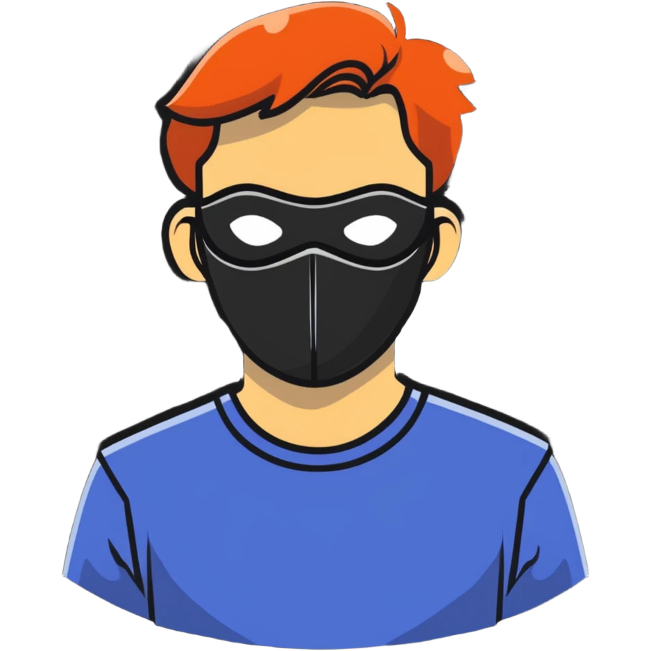 Guy with mask on  emoji
