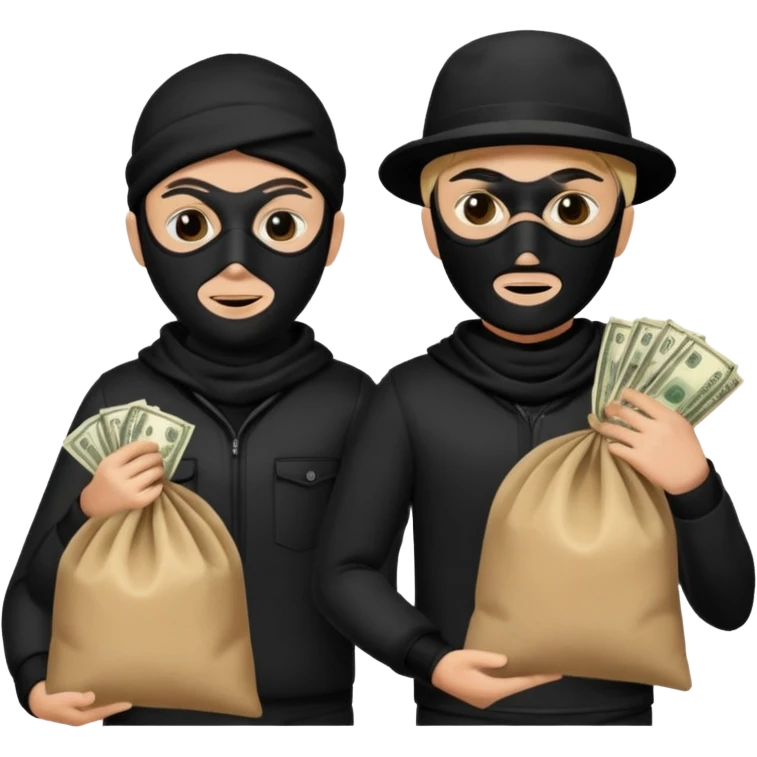 two robbers emoji