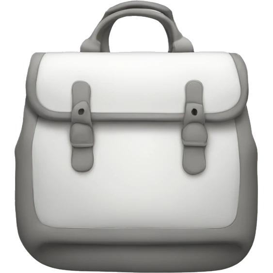 white work bag emoji