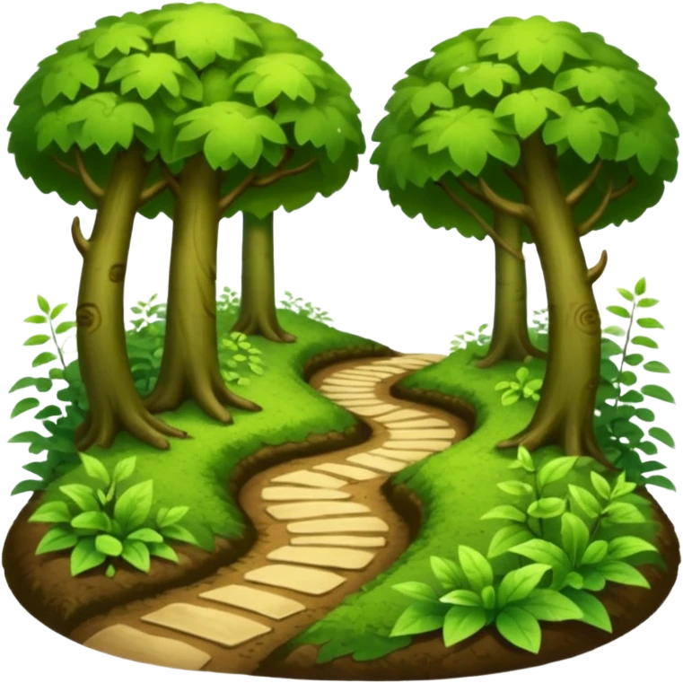 forest path
 emoji