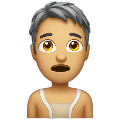 unhealthy person emoji