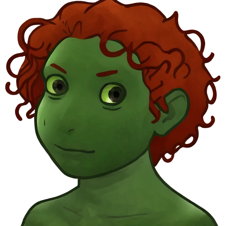 Plus size Brown girl with Red curly hair and Brown eyes  emoji
