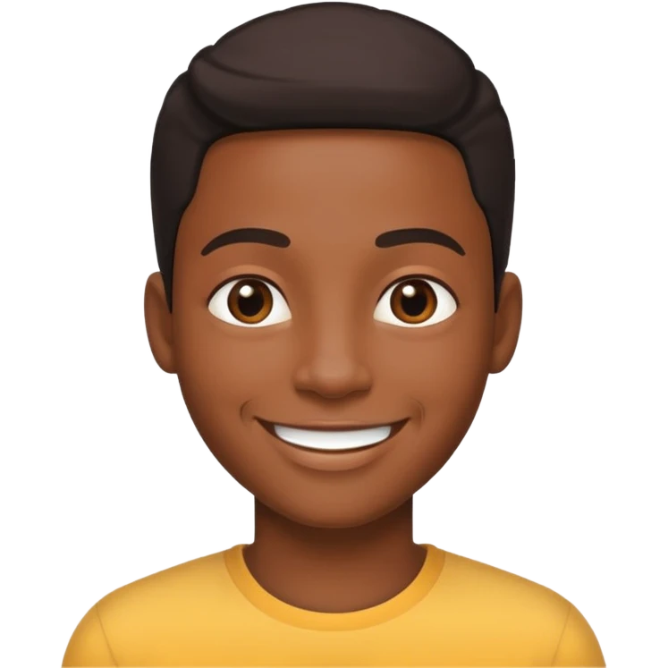 black person deaging emoji