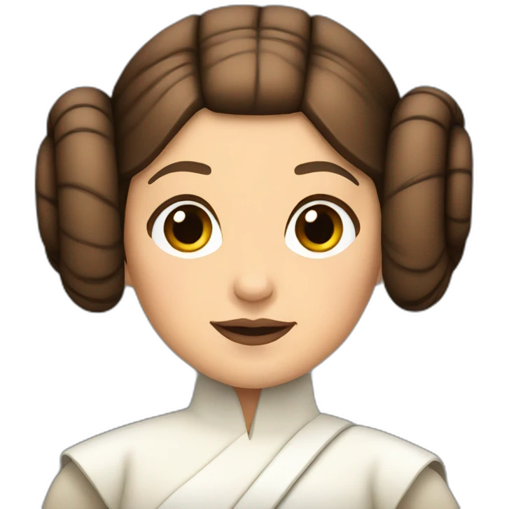Princess Leia emoji