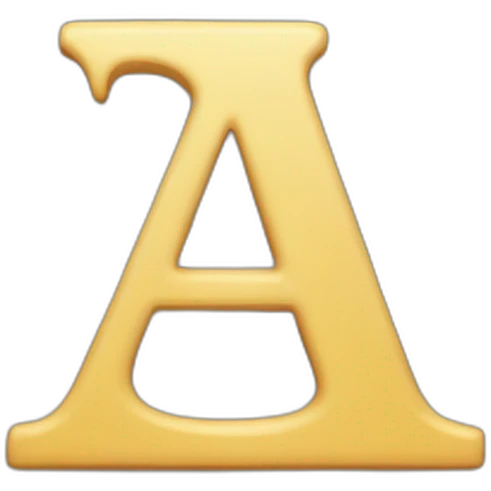 Letter a emoji