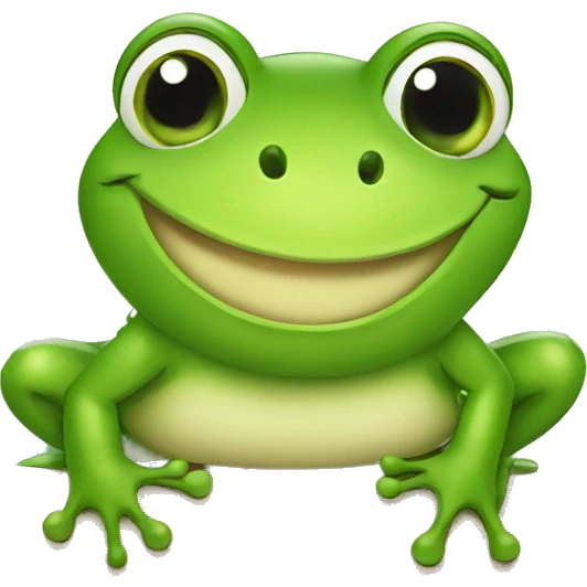 smiling frog emoji