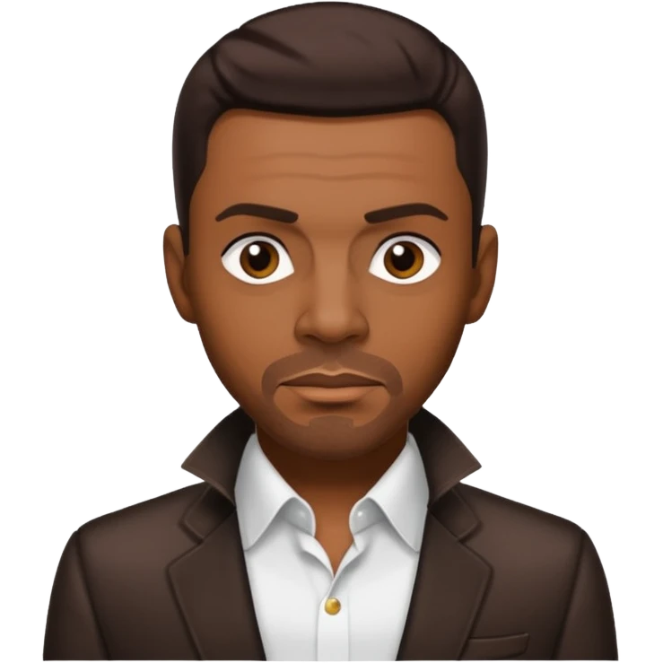 Keith Sweat (b.1961) with dark brown hair emoji