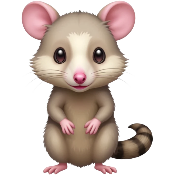 opossum, full body emoji