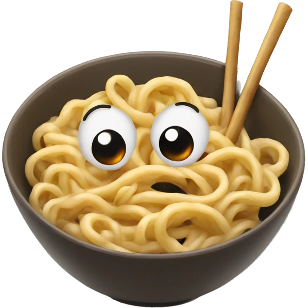 noodles with tea emoji