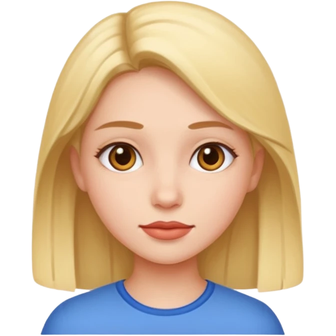 Enfants portrait fille  emoji