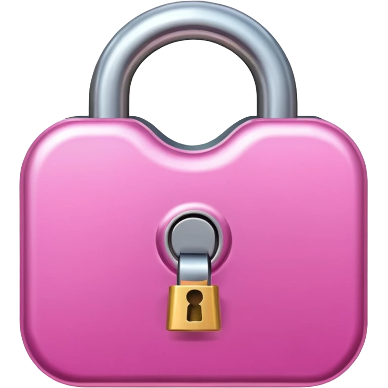 pink unlock emoji