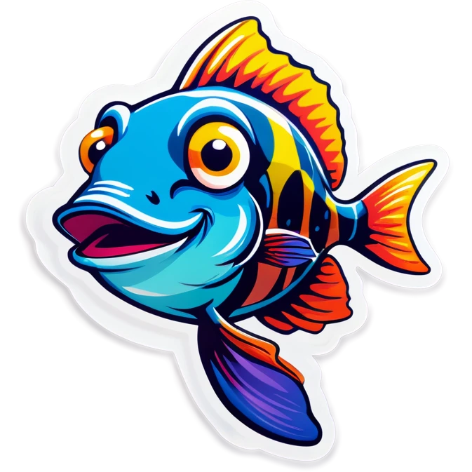 Ein Fisch mit Brillen emoji