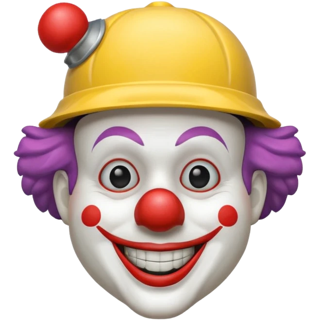 clown with helmet emoji