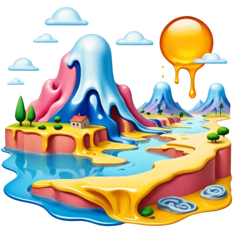 spam land surreal dali landscape emoji