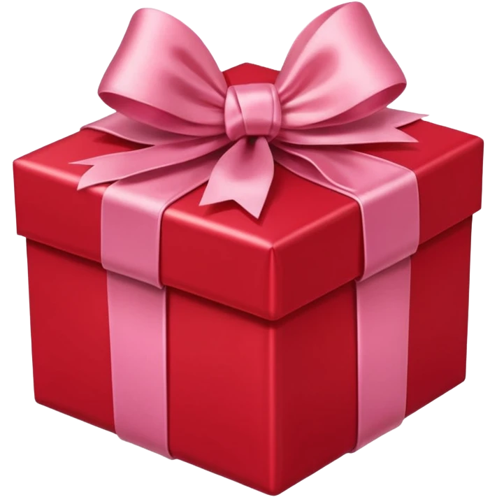 red gift box with pink bow emoji