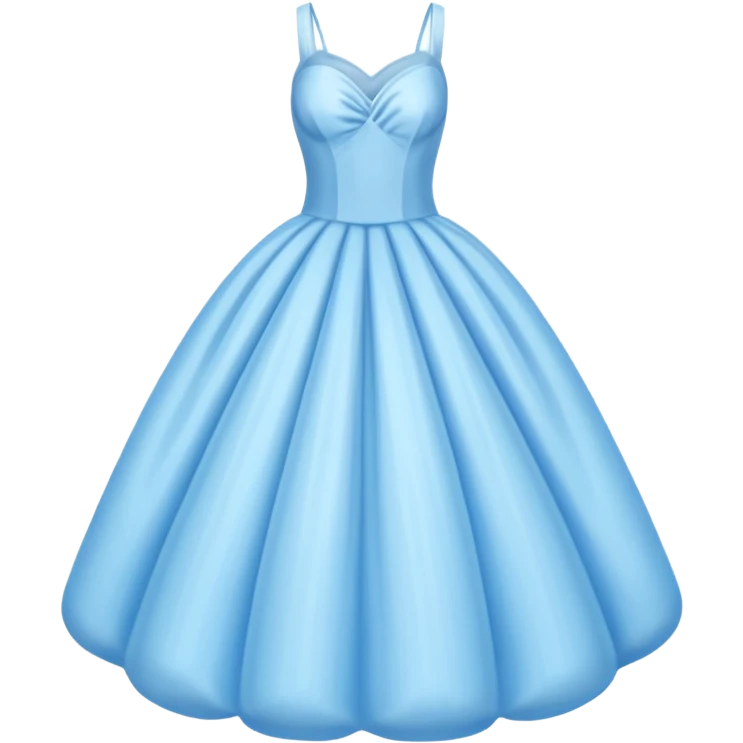 The bubble dress is typically a voluminous ball gown, designed to make Glinda look like she’s literally floating in a bubble. It features:  Pale blue or shimmering white-blue hues (in Ariana Grande’s movie version, it’s a soft, cotton-candy blue). emoji