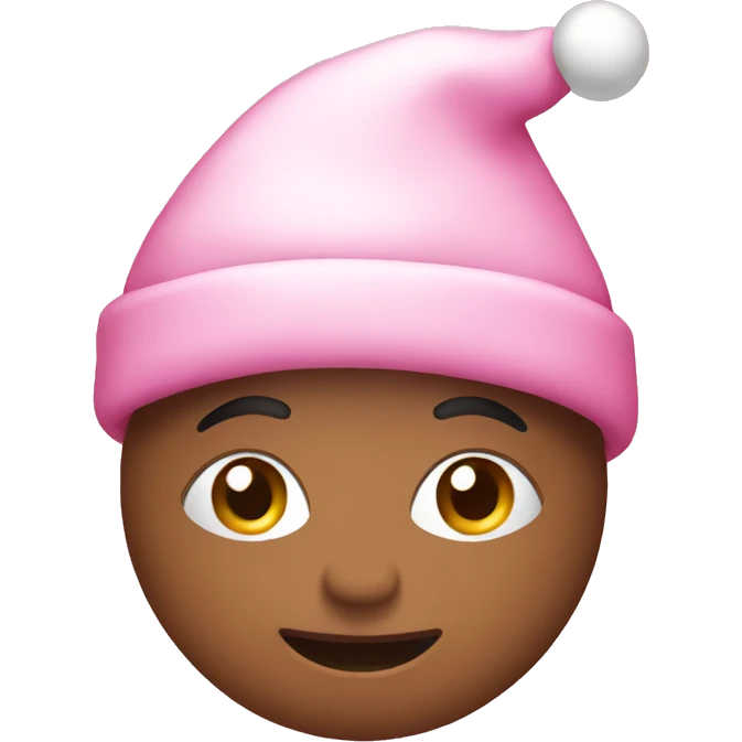 Christmas emoji in pink  emoji