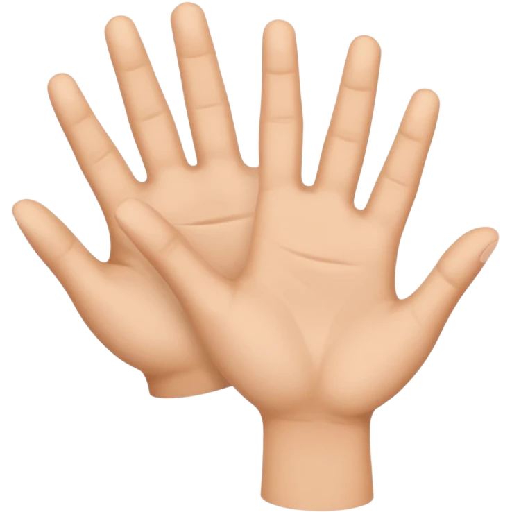 6 7 an hands moving emoji