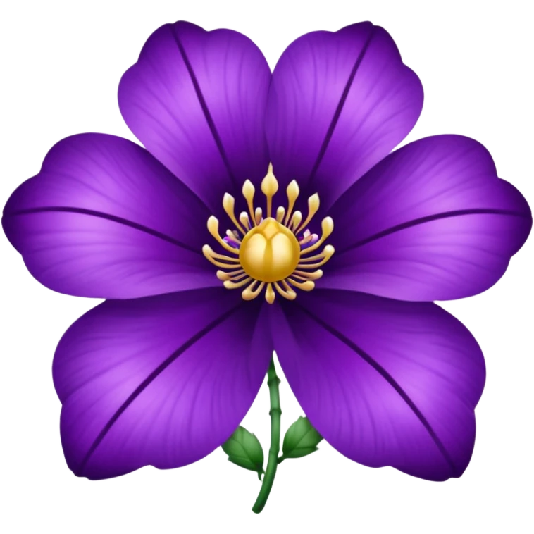 Purple flower fancy emoji