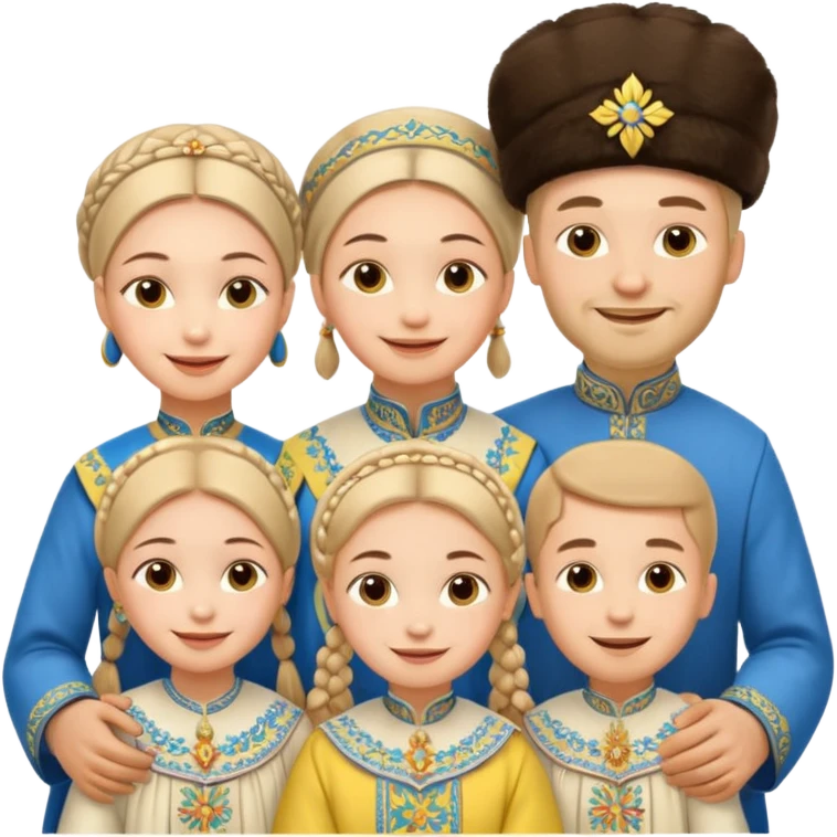  Ukrainian Christmas family gathering  emoji