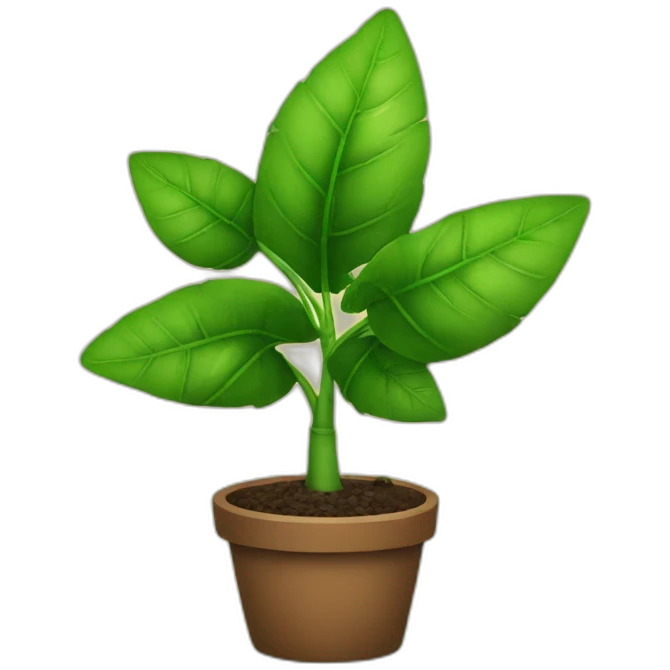Plant with eyes emoji