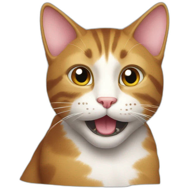 Cat boir une bière  emoji