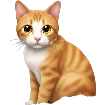 Cat on the poop emoji