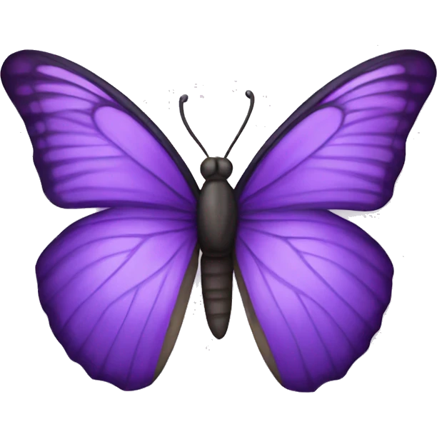 Purple butterfly emoji