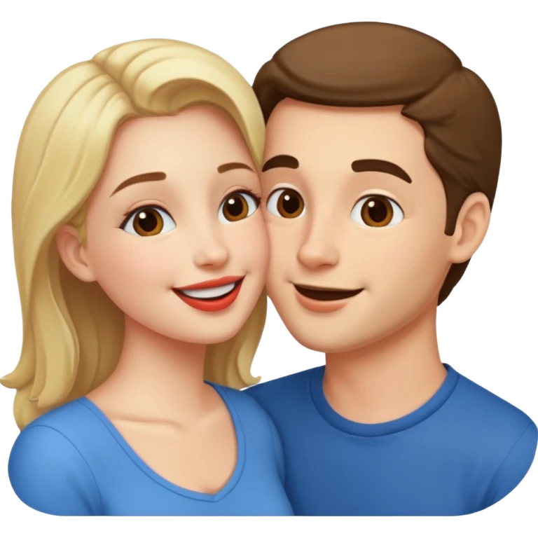 a kissing couple emoji