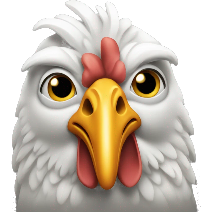 Urban chicken emoji