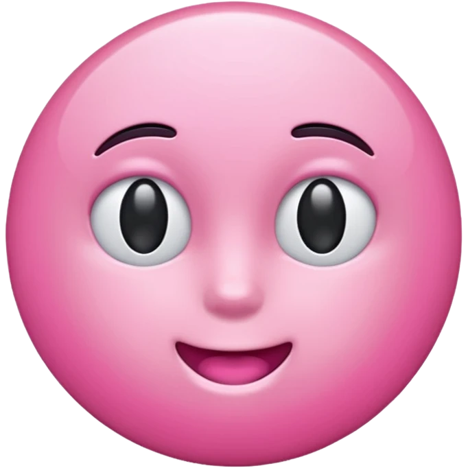 Pink  emoji