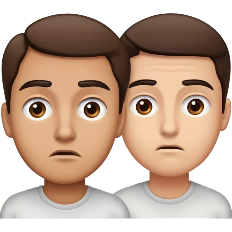 Confused look (one eyebrow up, the other down) emoji