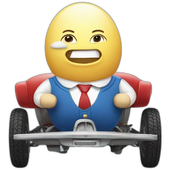 Humpty Dumpty selling car insurance emoji