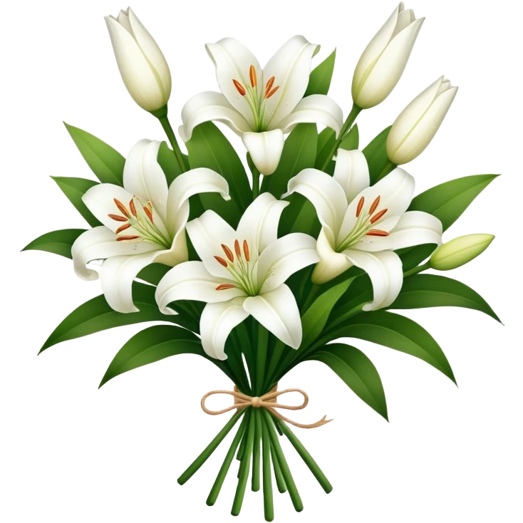 A bundle of Lillies emoji