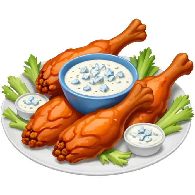 buffalo chicken wings emoji