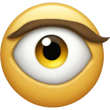 Eye roll emoji