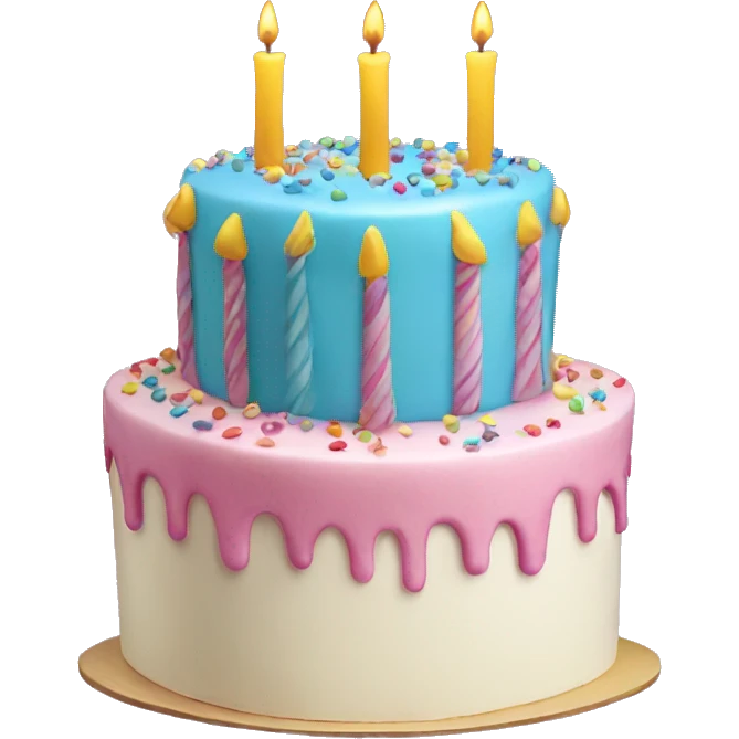 birthday cake emoji