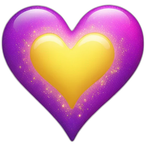 pink-and-purple-heart-with-yellow-sparkles emoji