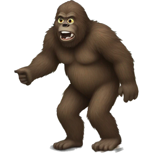bigfoot getting gas emoji