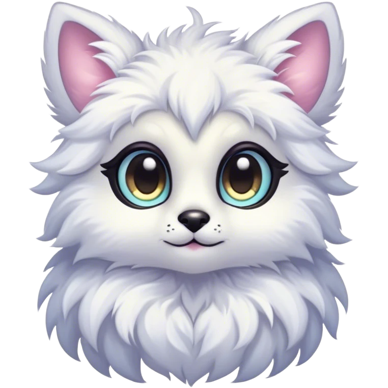 Kawaii bright fantasy ethereal anthro fursona animal emoji