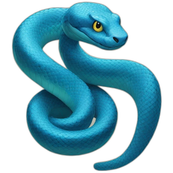 Blue Snake emoji