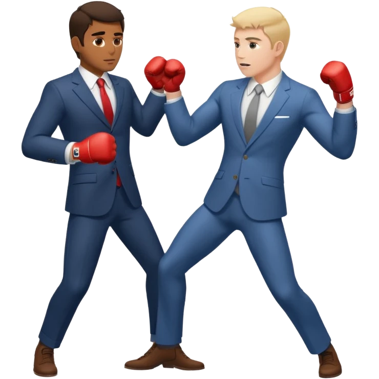 brown man hitting white english man emoji