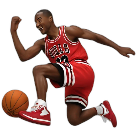 Jordan jumping emoji