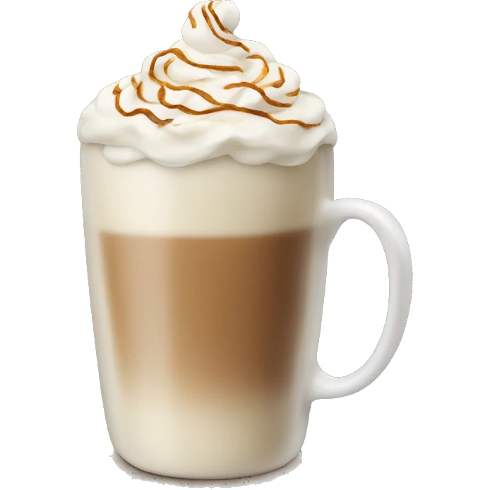 Vanilla Christmas latte emoji