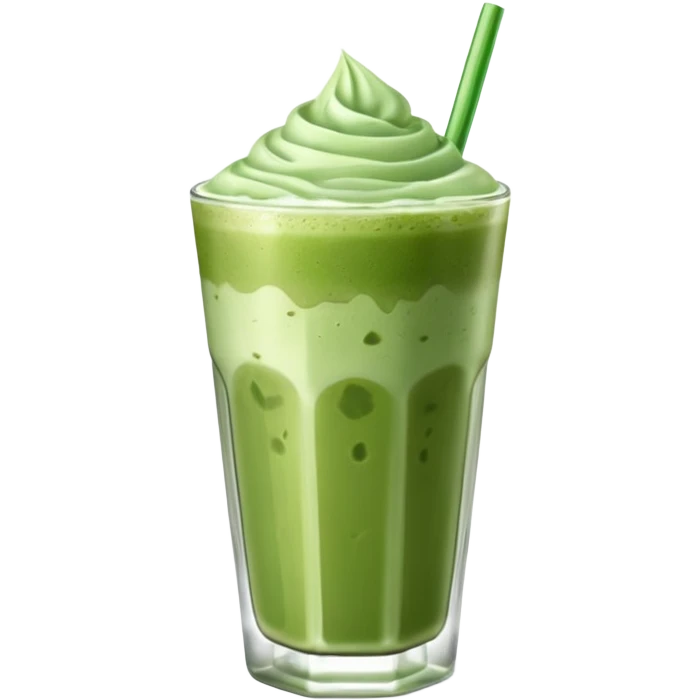 Ice Matcha latte emoji
