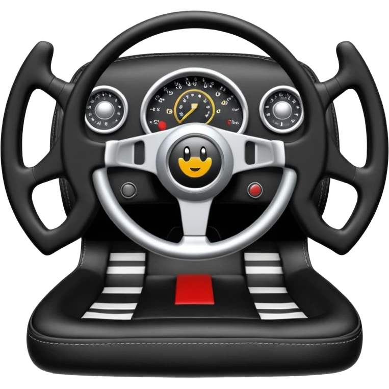 Volant de course rectangulaire  emoji