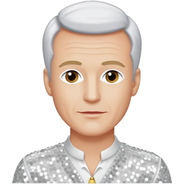 Peter Allen with White Sequin Outfit emoji
