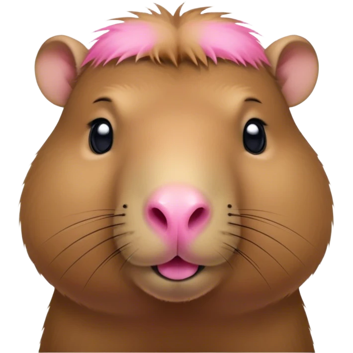 Preppy capybara emoji