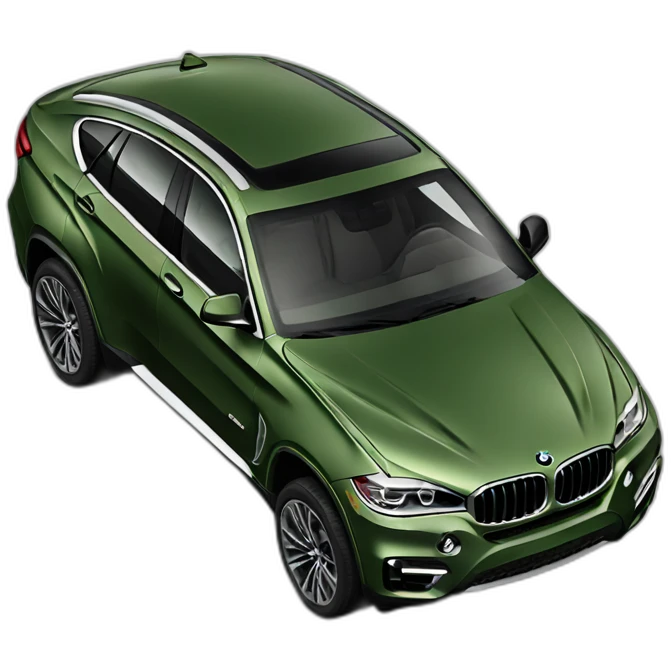 Matt green BMW x6 emoji