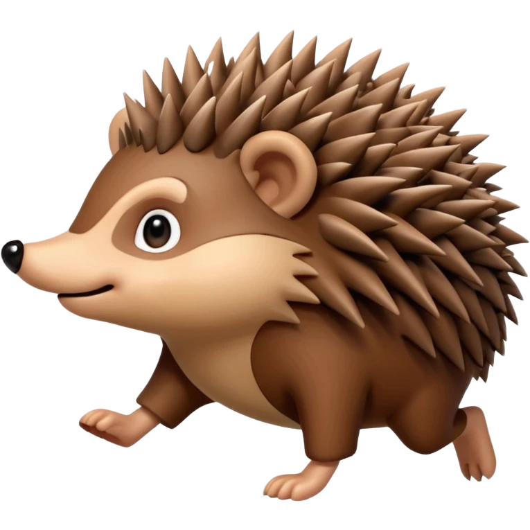 running hedgehog emoji
